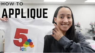 How to Applique on a Shirt | Embroidery Tutorial