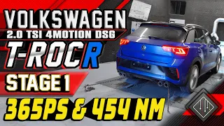 VW T-Roc R 2.0 TSI (300ps) | Softwareoptimierung Stage 1 | 100-200 - Dyno - Logs | mcchip-dkr