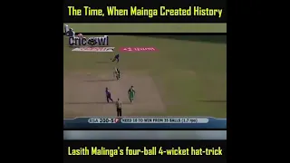Malinga  4 ball in 4 Wicket's vs South Africa