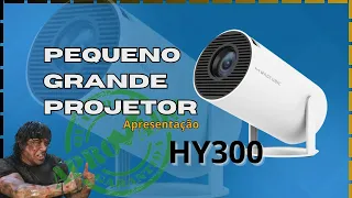 Projetor HY300 -  O melhor e mais barato - APRESENTAÇÃO COMPLETA