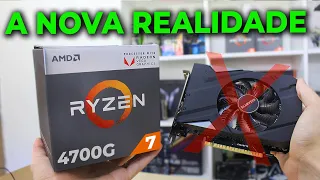 O NOVO RYZEN 7 4700G VAI ACABAR COM PLACAS DE VÍDEO DESSE JEITO! APU PODEROSA VEM AÍ!