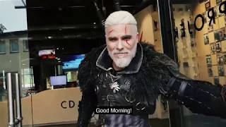 One day in the life of Geralt of Rivia in 2017.