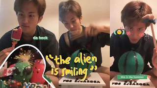 watermelon cake unboxing with mark lee