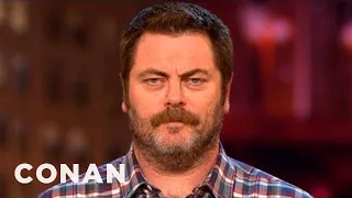 Nick Offerman's Adrenaline-Packed Cameo | CONAN on TBS