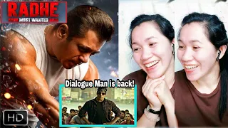 RADHE | Salman Khan | Disha Patani | Randeep Hooda | Jackie Shroff | Prabhudeva | Trailer Reaction