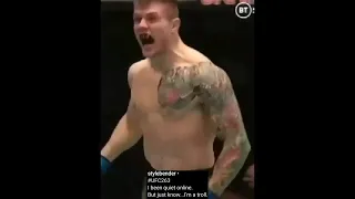 Israel Adesanya mocks Marvin Vettori