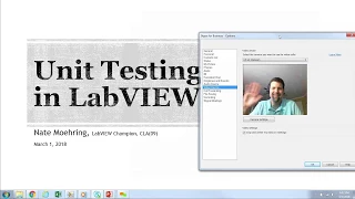 LAF Q1 2018 - Unit Testing in LabVIEW