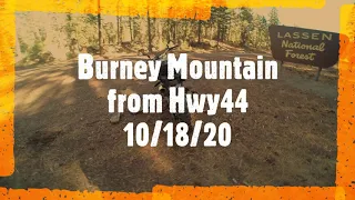 Riding a 2007 BMW G650X Country to the top of Burney Mountain