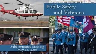 Phoenix City Council Public Safety & Veterans Subcommittee Meeting-May 11, 2016