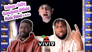 First Reacting to Eminem-Guilty Conscience (Official Music Video) ft. Dr.Dre | MERCER BOYZ REACTIONS