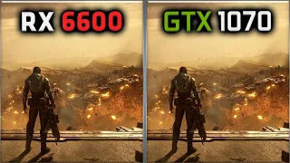 RX 6600 vs GTX 1070 Benchmark – 59 Tests