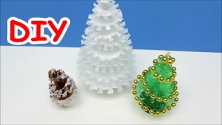 DIY Crafts Ideas: How to Make Christmas Tree out of Milk Container and Plastic Bottles