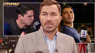 “I’VE NEVER SEEN ANYTHING LIKE IT” Eddie Hearn REACTS to RYAN GARCIA & DEVIN HANEY PRESS CONFERENCE