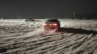 Winter drift зимний дрифт Altezza RS200 Mark 2 tourerV bmw e36