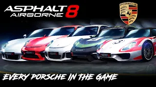 Asphalt 8: Full Porsche Showcase (Every Car in-game)