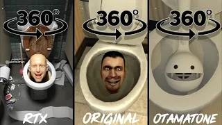 360 VR Skibidi toilet RTX vs ORIGINAL vs Otamatone