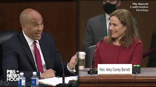 WATCH: Sen. Cory Booker questions Supreme Court nominee Amy Coney Barrett