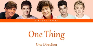 One Direction - One Thing - Color Coded Lyrics