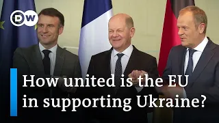 EU leaders divided over scale of Ukraine support | DW News