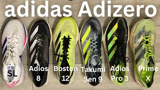 adidas Adizero Running Shoes: Long Term Review. SL,Adios 8,Boston 12,Takumi Sen 9,Adios Pro 3,PrimeX