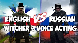 RUSSIAN VS ENGLISH VOICING WITCHER 3