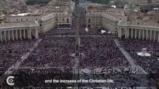 Pope Francis canonizes Popes John and John Paul