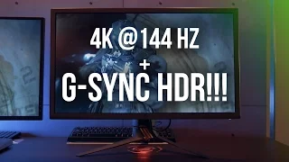 G-SYNC, 4K, 144Hz and HDR = Gaming BLISS!