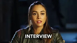 The 100 Season 5 - Lindsey Morgan Interview (HD)