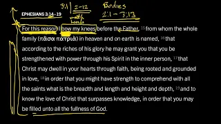 Why Does Paul Pray After Teaching? Ephesians 3:14–19: Part 1