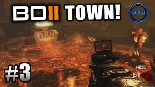 Black Ops 2 ZOMBIES GAMEPLAY - "TOWN" Survival Live w/ Ali-A - Part 3 - Call of Duty BO2