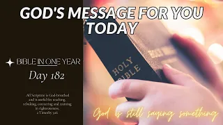 Reading the Bible in One Year Day 182 (07/01/2023)