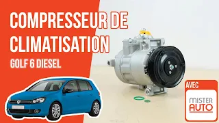 Changer le compresseur de climatisation Golf 6 1.6 TDI ❄️