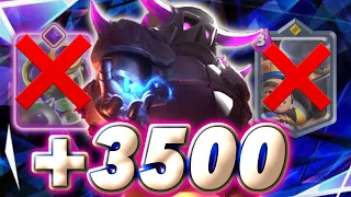 🏆+3500 with No Lp&Evo Bomber PEKKA deck🥰-Clash Royale