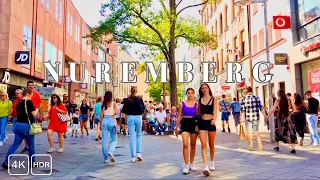 Nuremberg Germany 🇩🇪Amazing Summer Walk ☀️ 2023 | 4K HDR Walking tour