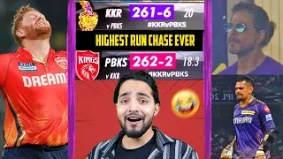 IPL Highest Run Chase Kar Diya😯....42 Sixes Match | PBKS Vs KKR 2024 Highlights