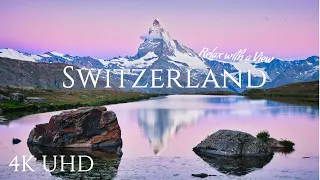 Switzerland 4K - Relaxing ambient music and drone footage