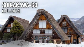 Japan Beautiful Village Shirakawa-go 白川郷 | Gifu, Japan 🇯🇵 | 4K Binaural Ambience Sounds