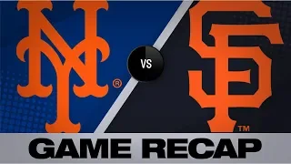 Dickerson walks it off for Giants in 10th | Mets-Giants Game Highlights 7/19/19