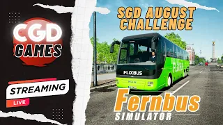 LIVE !! |SGD AUGUST CHALLENGE | FERNBUS SIMULATOR | XBOX SERIES S  #fernbussimulator #xboxseriess