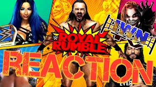 WWE ROYAL RUMBLE 2021 - LIVE REACTION / КОРОЛЕВСКАЯ БИТВА 2021 - РЕАКЦИЯ НА РУССКОМ!