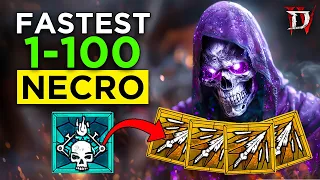 Season 4 BUFFED Bone Summoner is a 1-100 Fast Level Monster in Diablo 4!