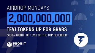 Отримай 1 000 000 токенів TEVI від біржи PROBIT . #airdrop #Airdrop #crypto #аирдроп #tevi  #free