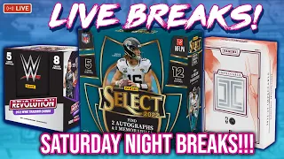 SATURDAY NIGHT BREAKS! | Select NFL + Impeccable NBA  + Revolution WWE & More (RGL #1843-1854)