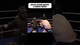 Regular fighter versus insane kickboxer #shorts