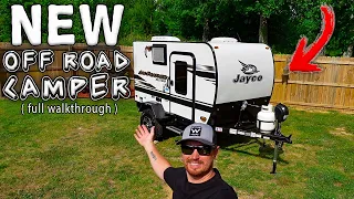 My NEW Overland Tiny Camper!! The Jayco Jay Feather Micro 12SRK | Full Walkthrough