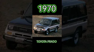 TOYOTA PRADO of Evolution (1970-2023) #shorts #short #viral #toyota #prado