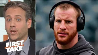 Max Kellerman rips Carson Wentz: His instincts are gone and he's regressing! | First Take