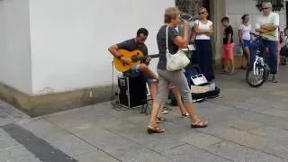 Imad Fares - Street performance - Kraków Main Square [21.08.2016] Pt.2