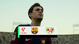 Barcelona  vs Rayo Vallecano - LaLiga 23/24 Full Match | FC 24 #laliga