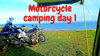 Motorcycle Camping Weekend With The Big Tent Day 1